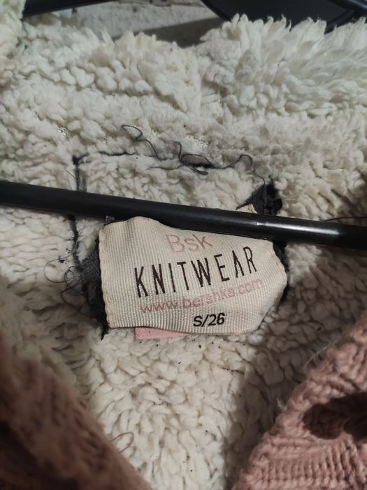 Sweter bluza na kożuszku Bershka S jesień zima