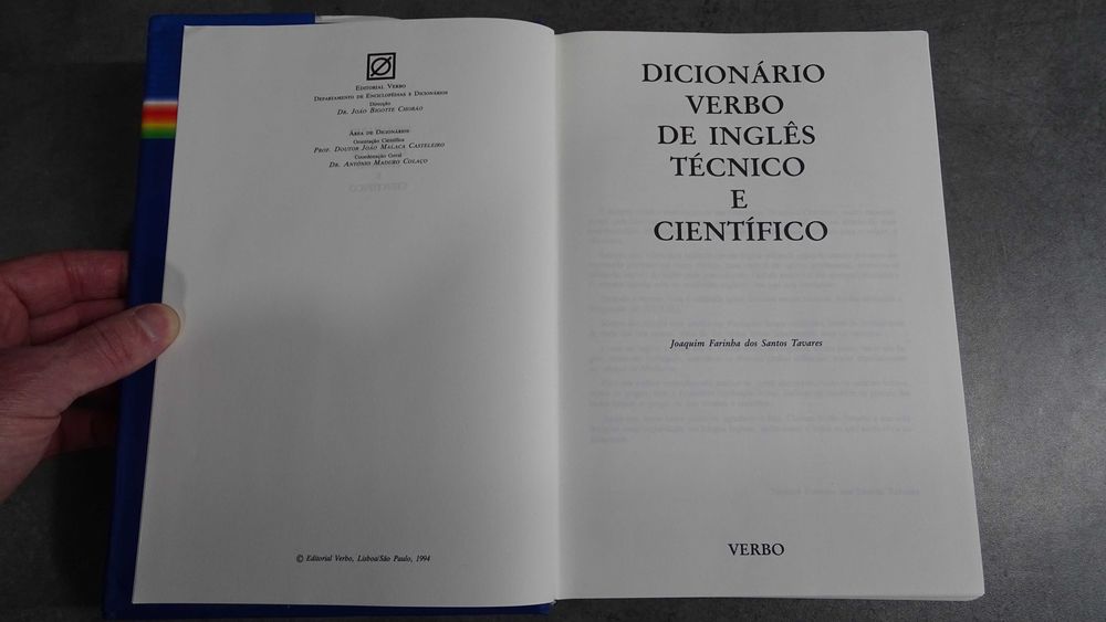 Dicionário VERBO de Inglês técnico e Científico