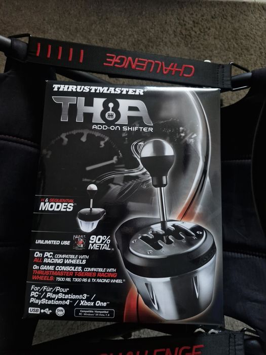 Cockpit completo. Volante,pedais e alavanca