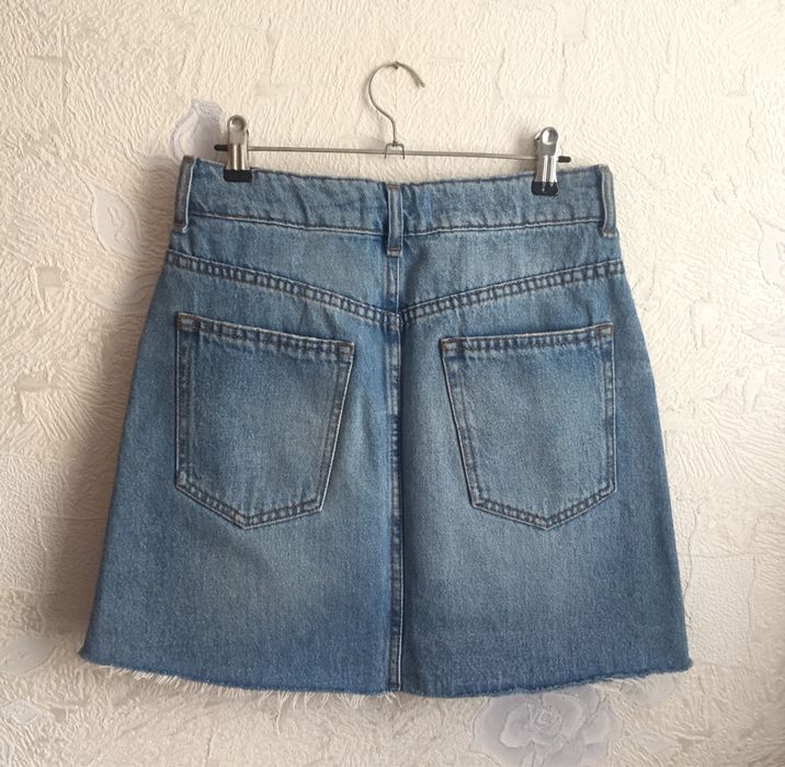 Джинсова юбка bershka