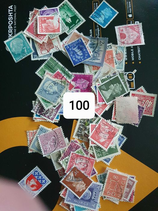 Поштові марки.  500 марок