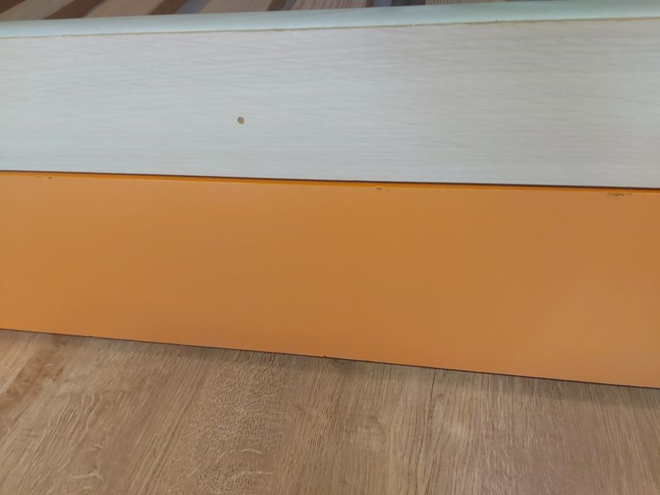 Łóżko dziecięce wysuwane 2-osobowe 80x190 + 2 stelaże + szuflada