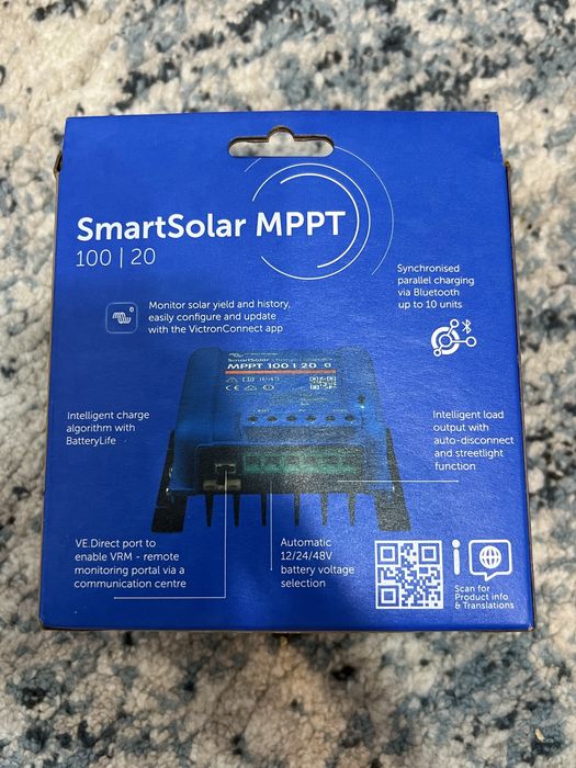 Victron Energy SmartSolar MPPT 100/20 Bluetooth Regulator ładowania