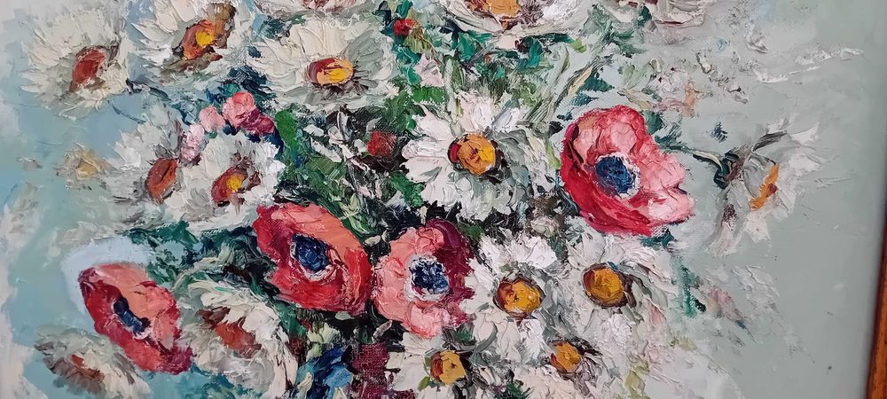 Pintura Antiga óleo sobre Tela Assinada