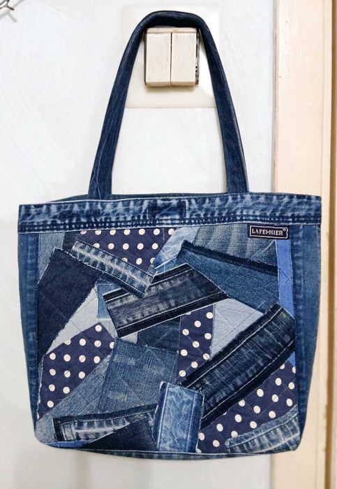 Сумка джинсова ручної роботи handmade