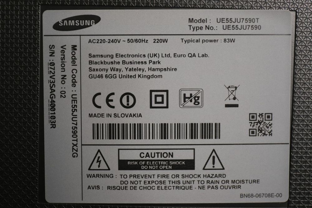 Samsung   UE55JU7590T    55   дюймов