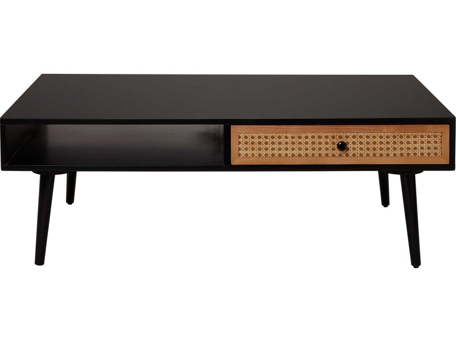 Stół Stolik kawowy Leona 115x60x40cm czarny matowy MDF