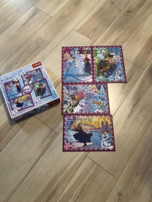 Puzzle Kraina lodu 4 w 1