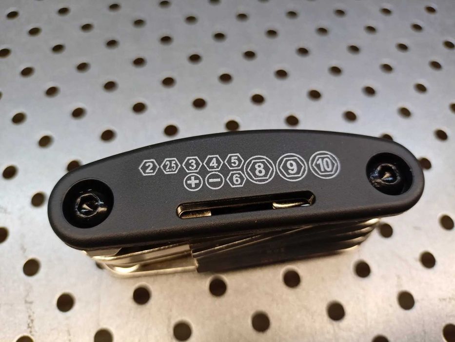 Zestaw kluczy rowerowych 16w1, klucze do roweru, wzmacniane, niklowane