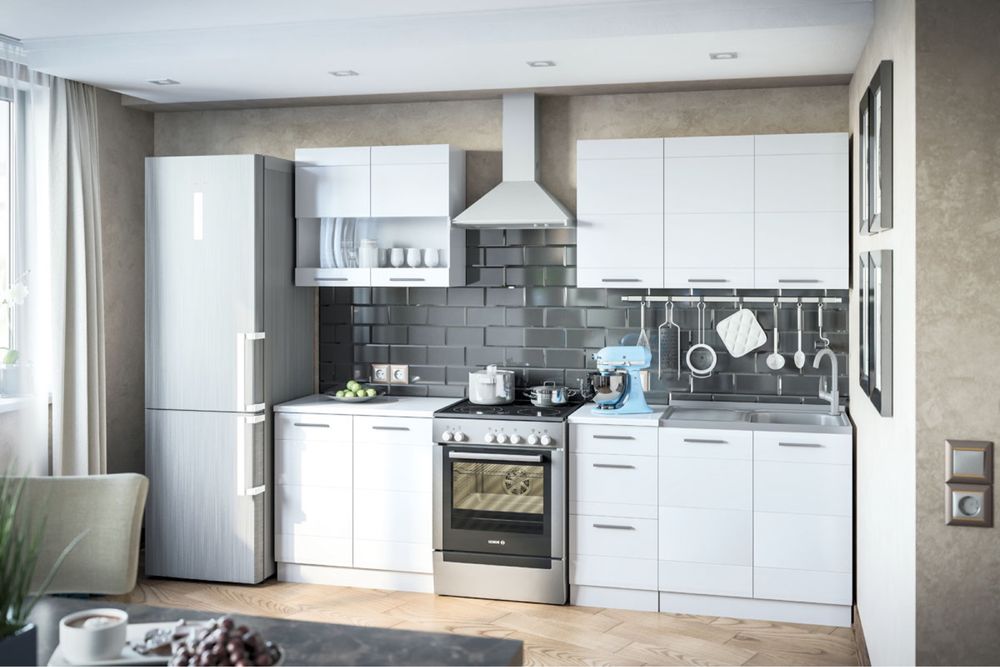 Кухня Бетта, кухня 2 м, кухня 2,6 м