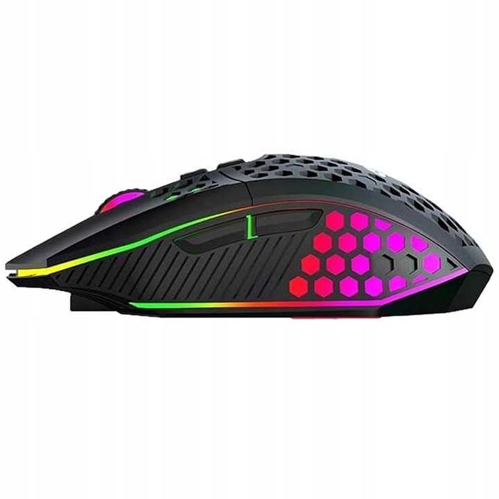 MYSZKA bezprzewodowa mysz 2.4 GHz gamingowa dla graczy LED RGB 2,4
