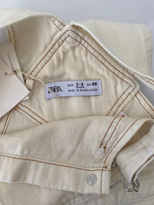 Дитячий джинсовий комбінезон 2/3 роки Zara