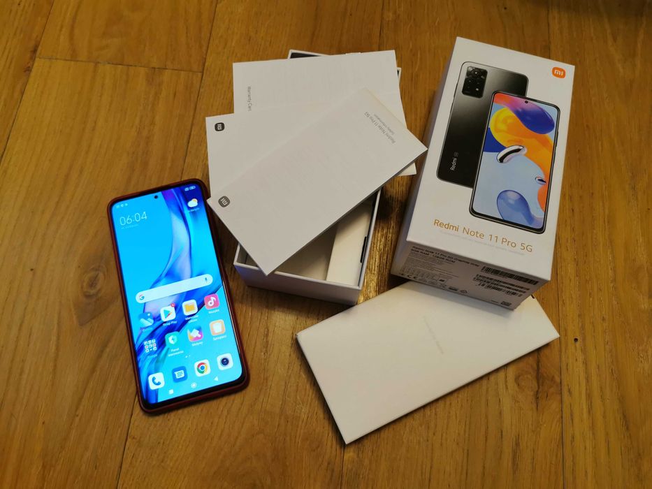 Xiaomi Redmi Note 11 Pro 5G - Bardzo ładny stan, cały komplet