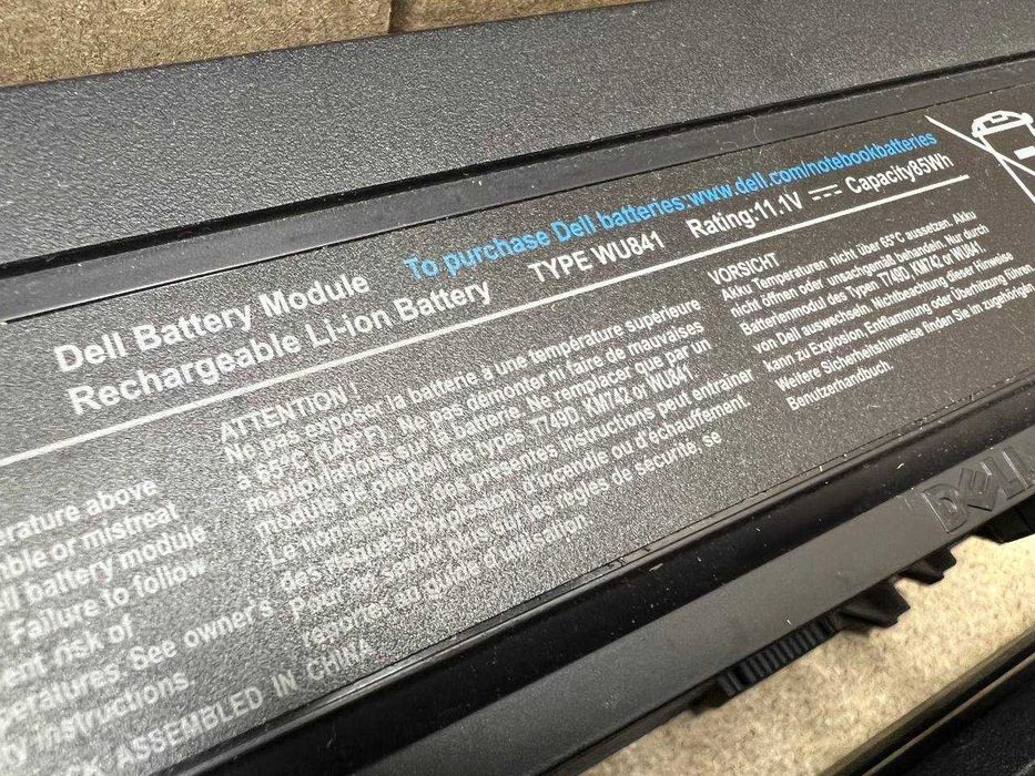 Оригінальна батарея Dell WU841 | 85Wh | для Latitude E5400 E5410 E5500 E5510