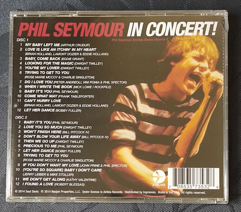Phil Seymour - In Concert 2CD