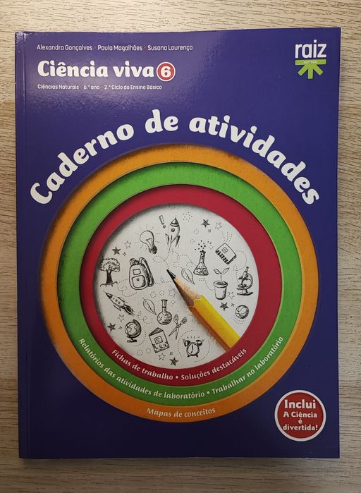 Cadernas de atividades, ano 5,6, nunca usada
