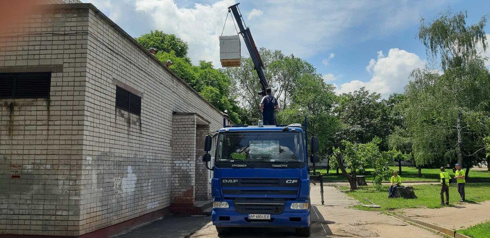 Кран манипулятор, стрела 14 метров. Бытовки. Контейнера. Кольца. Плиты