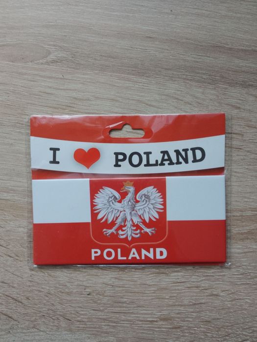 Duży magnes POLAND Polska flaga