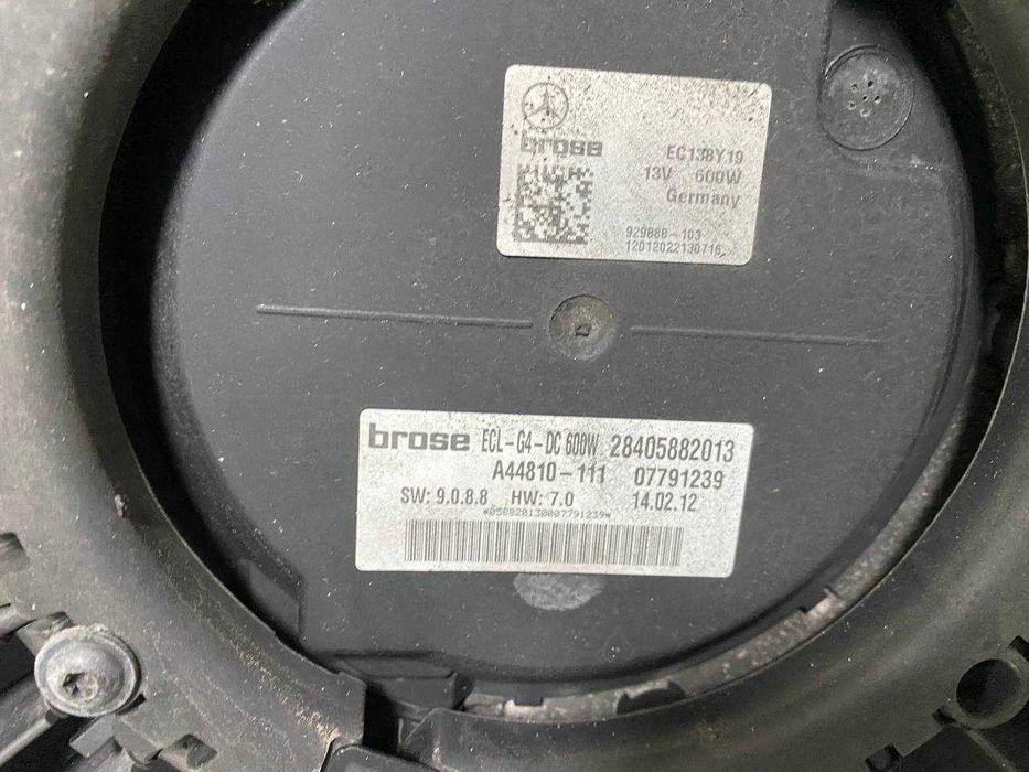 Вентилятор основного радіатора Mercedes w166 оригінал 600W 12.5V