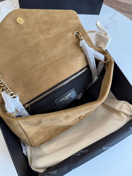 Сумка YSL Yves Saint Laurent Calypso замшева люкс