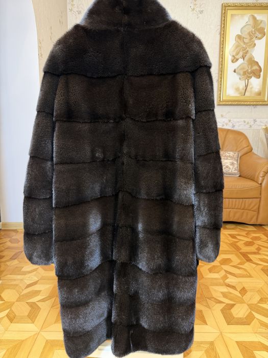 Норкова шуба Luxor Італія норка blackglama 44-46