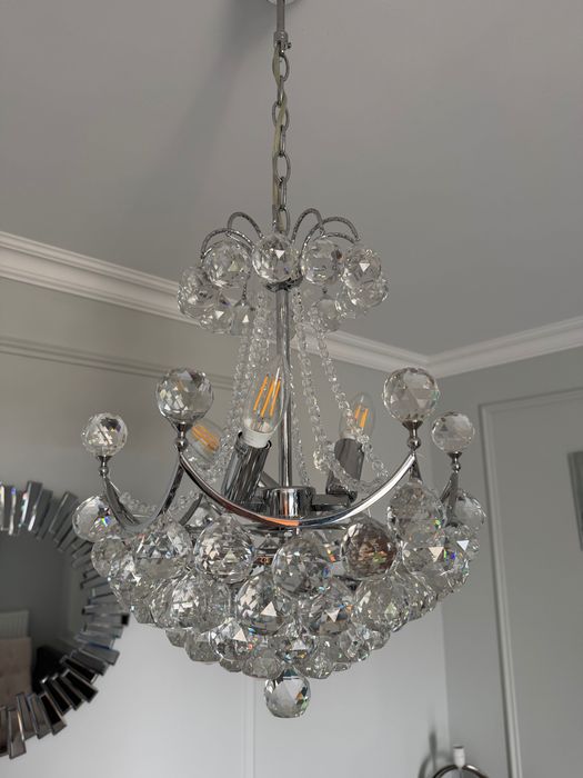 Lampa kryształowa wisząca