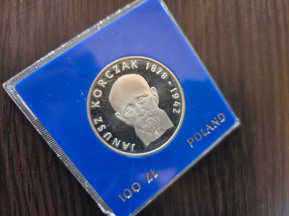 Janusz Korczak 100zł, ag 625, 1978r