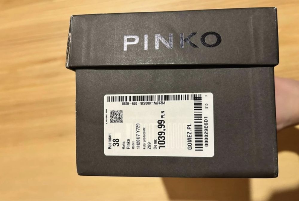 Klapki / Mule Pinko ze skory naturalnej