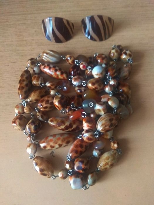 Długie Korale Jungle Etno Boho Bijou Brigitte