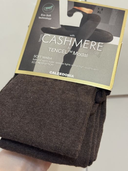 Calzedonia premium ciepłe mięciutkie rajstopy soft warm kaszmir