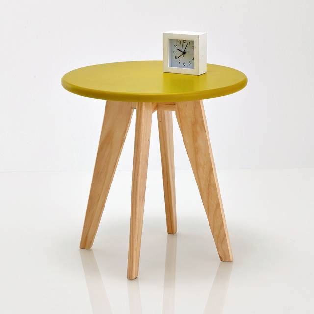 Mesa de cabeceira La Redoute amarela