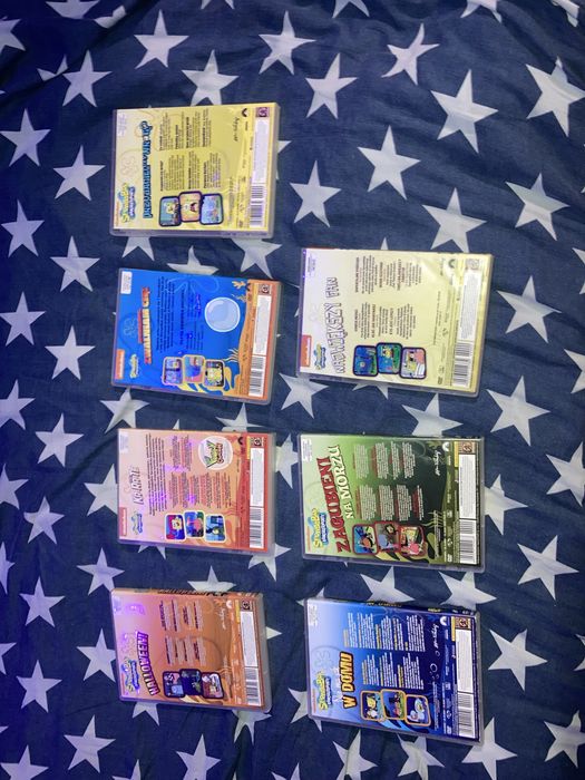 Bajki dvd zestaw spongebob kanciastoporty