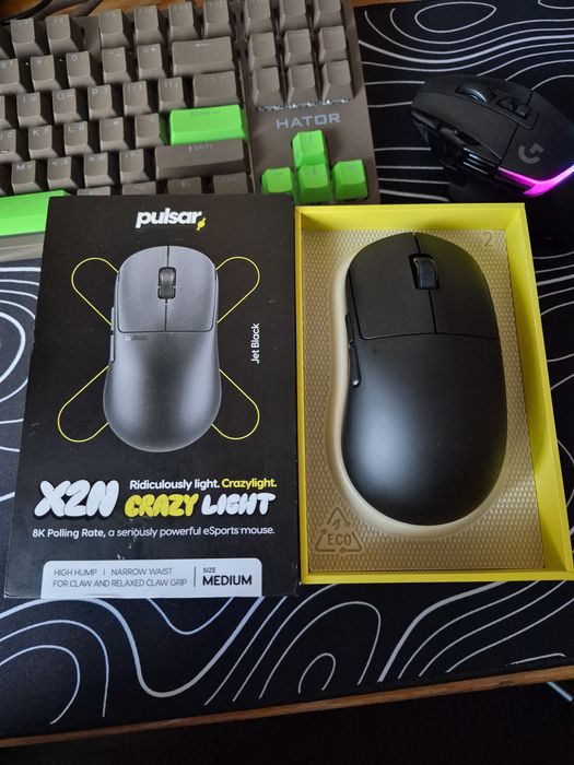 Игровая мышь Pulsar X2N CrazyLight 8k Medium — Новая, комплект!