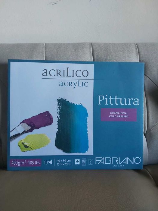 Folhas para pintura acrilica