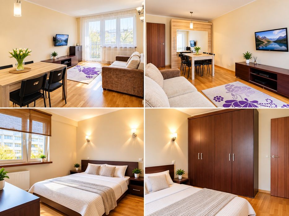 45 m² | 2 osobne pokoje, balkon, parking, blisko morza | Przymorze, ul. Chłopska