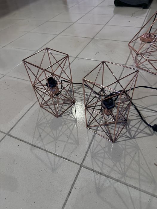 Conjunto candeeiros quarto