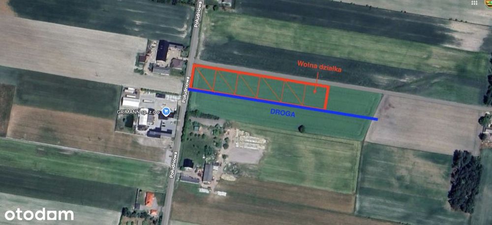 Ostatnia działka budowlana 1023m2/WZ/Łaznwska Wola