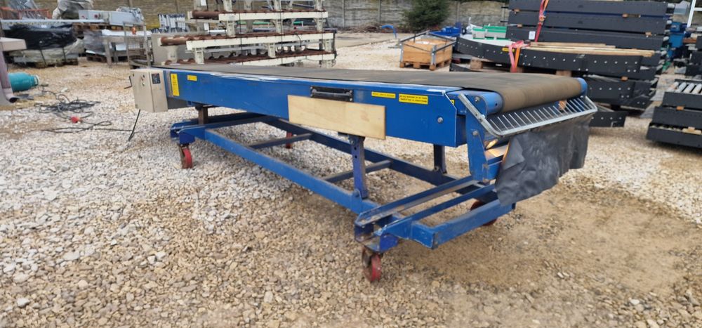 Przenośnik taśmowy taśmociąg teleskopowy  rozciągany