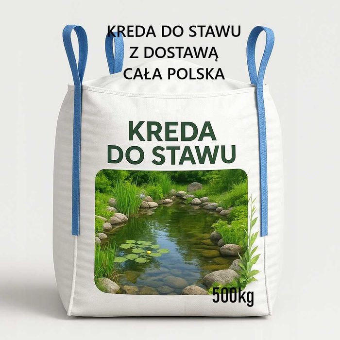 Kreda Stawowa Bigbag 500 kg z dostawą, kreda granulowana do stawu