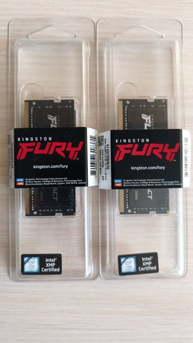 Модулі пам'яті комплект Kingston Fury Impact SoDIMM DDR4 64GB 3200 MHz