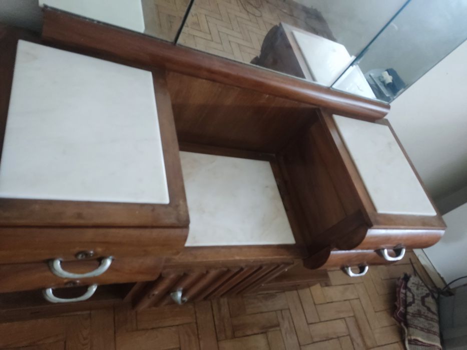 Toucador Art Déco com espelho