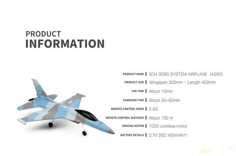 Літак Wltoys XK A290 F16 3-канальний