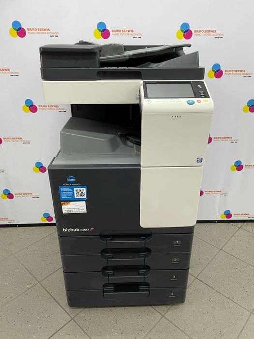 Kserokopiarka skaner drukarka Konica C227 kolorowa A3