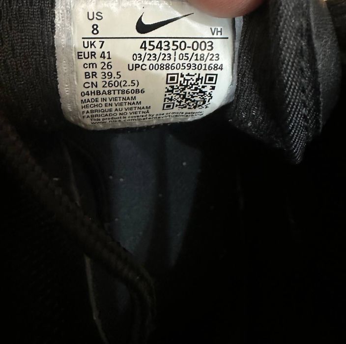 Чоловічі черевики Nike Manoa Leather 41 розмір