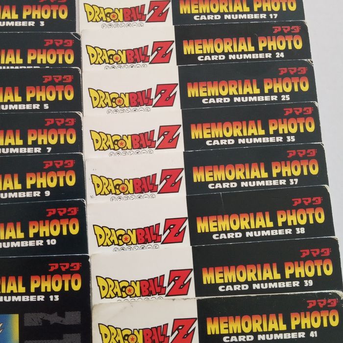 Dragon ball Z - cards série 1 2 3 e 4 Memorial Photo