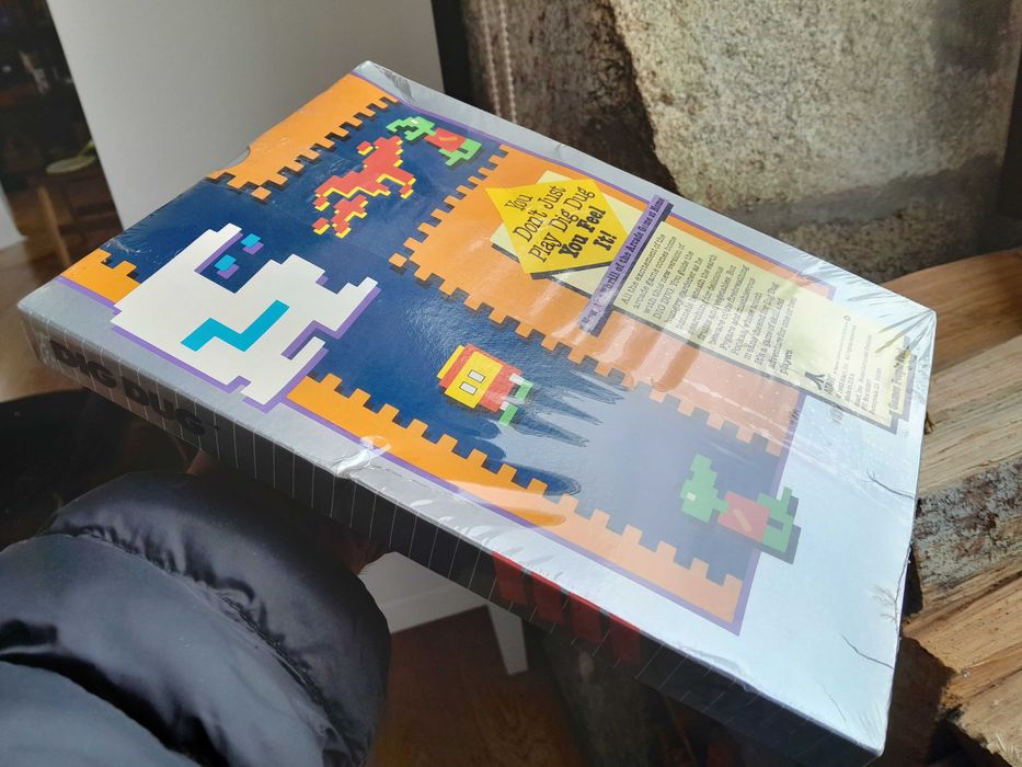 DIG DUG para ATARI 400 800 XL XE - Novo! Nunca aberto.