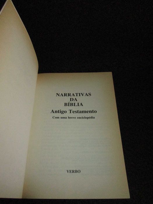 Livro Narrativas da Bíblia Antigo Testamento Verbo