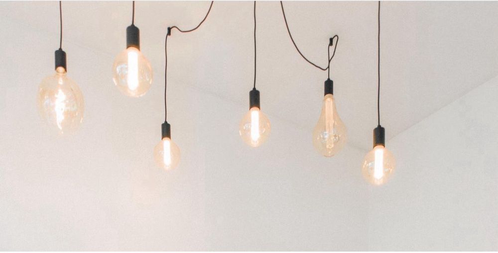 Candeeiro de teto Aranha com lampadas