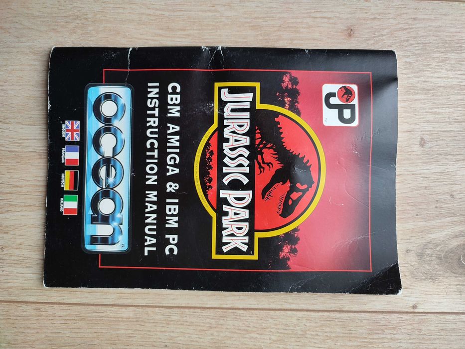 Instrukcja do gry Jurassic Park na Amiga i IBM PC