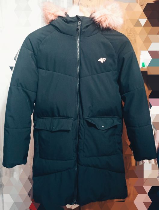 Płaszcz wiosenny 4F  164cm dziewczęca